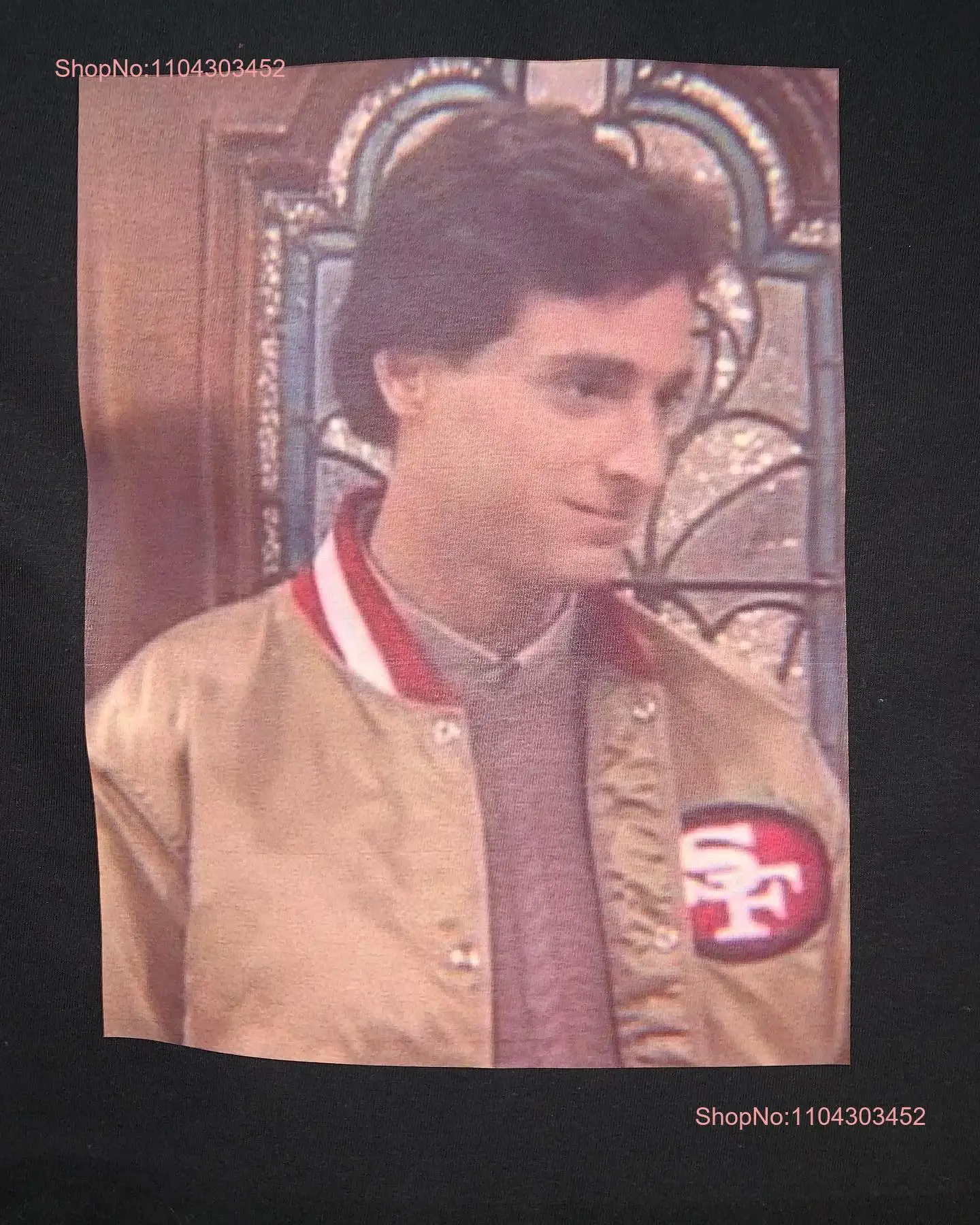 Bob Saget Danny Tanner Gold 49er Jacket Premium T Shirt in Mens sizes S 3XL white or black on Kirkland brand