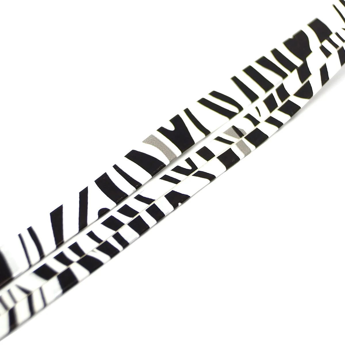 3 Meter Soft Leather Cord,10mm Black And White Zebra Print Bonding Leather Strips,Bracelet Necklace Making，Vintage Leather Cord view 3