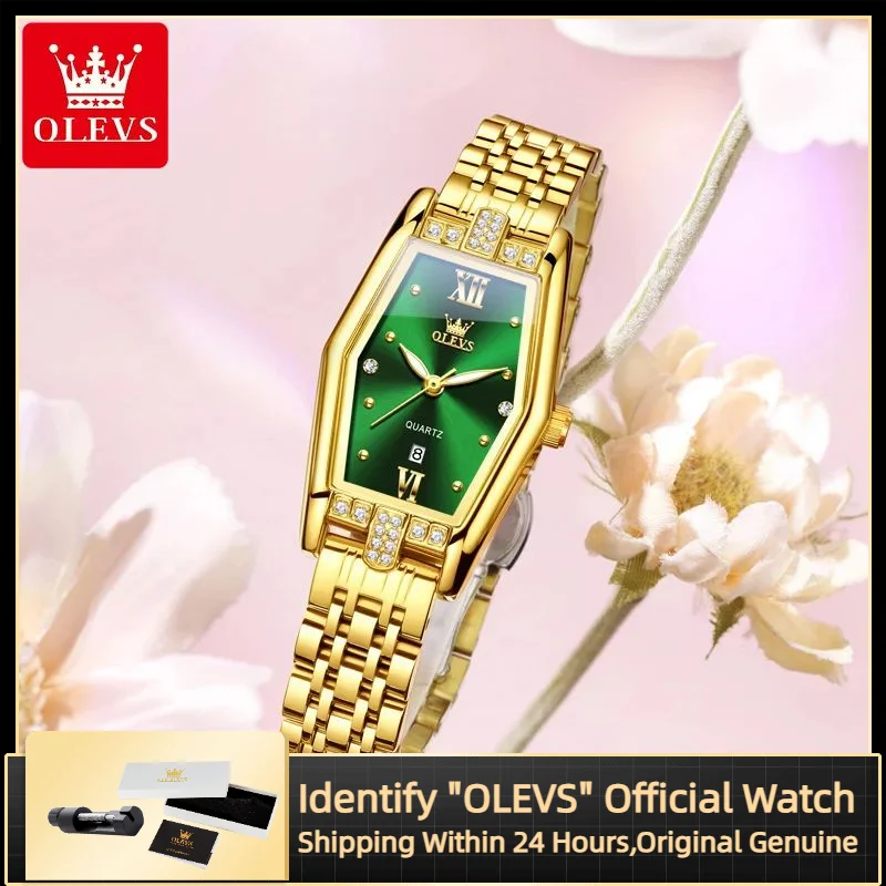 

OLEVS 3699, женские часы с ромбическим циферблатом и бриллиантами, роскошные часы, водонепроницаемые светящиеся новые наручные часы для женщин, НОВЫЕ