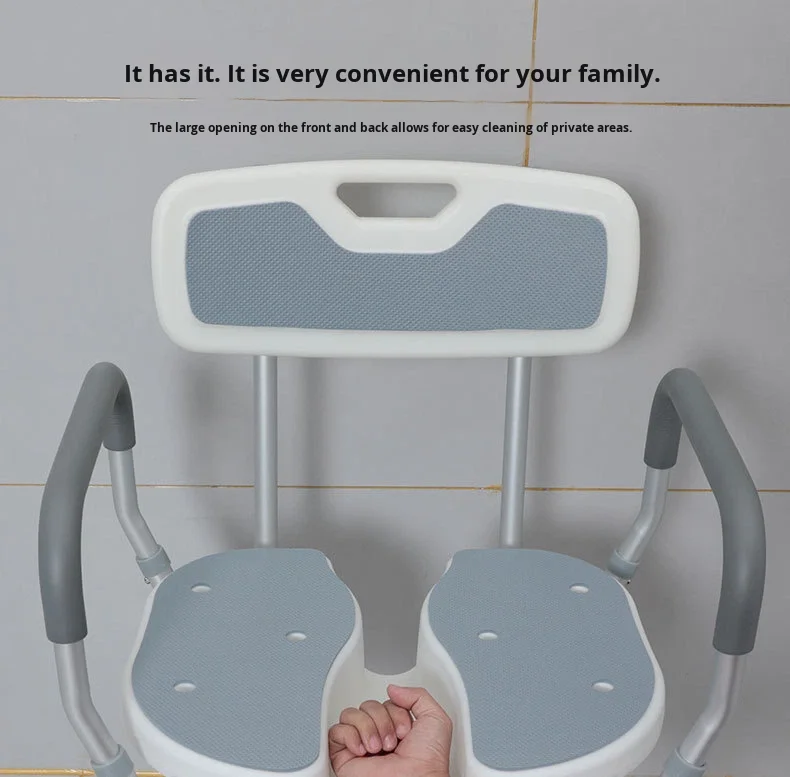 Simplywalk Aluminum Alloy 136KG Bath Shower Chair With Arms Shower Room Elderly People MDR CE Certification Customized ing