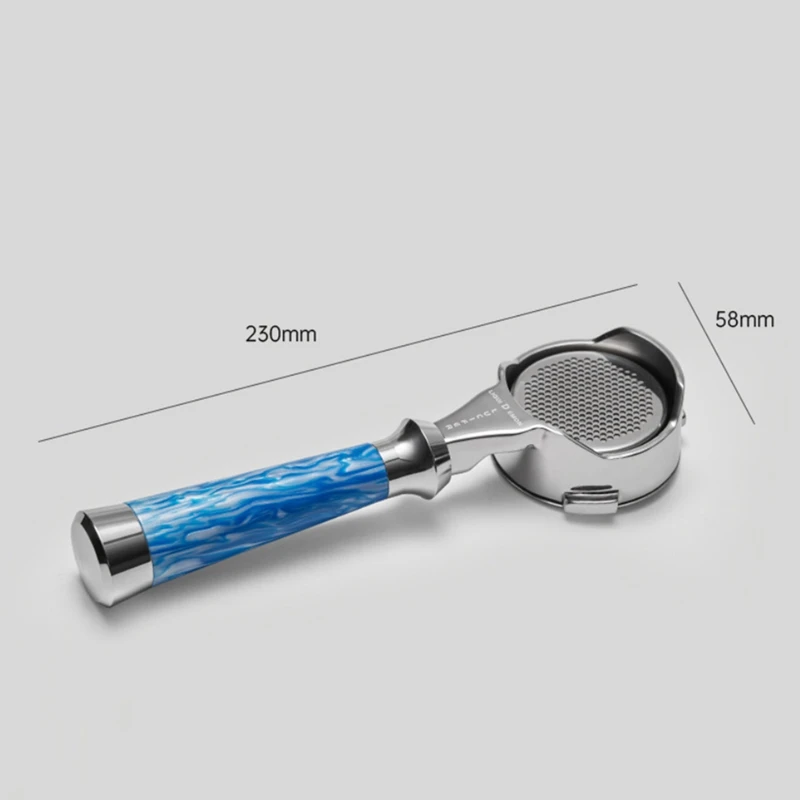 58MM bezdenny Portafilter ze stali nierdzewnej do E61, ECM, Rocket,Sanremo, Faema Espresso akcesoria do kawy z 2 uszami