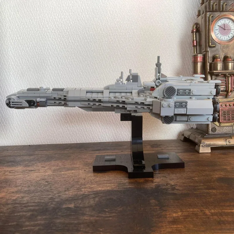 NEUE MOC Die Halcyon Starcruiser Halcyon MPO-1400 Purrgil-klasse Passagier Raumschiff Bausteine Modell DIY Weihnachten Spielzeug geschenke