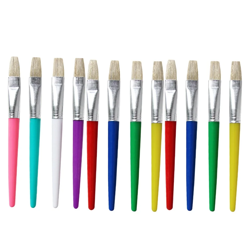 

12 Pcs Brush Graffiti Pen Child Kids Paint Brushes Painting Tools Markers for Drawing