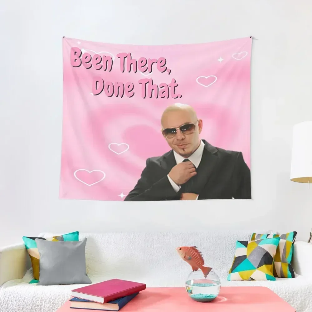 Been there done that, Mr 305 Worldwide, Meme, Funny, mr 305 Tapestry Wall Tapestries Aesthetic Home Decor Tapestry