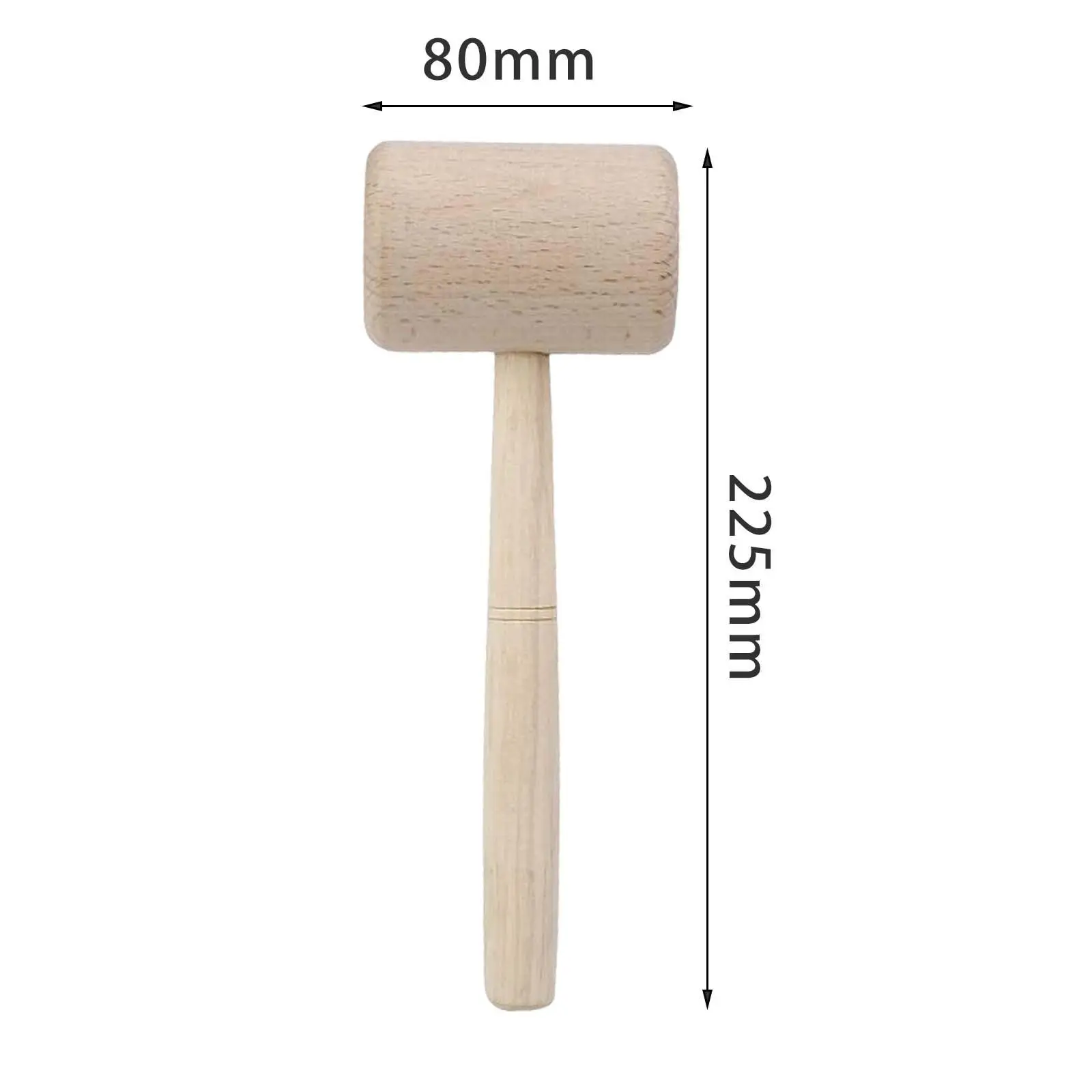 Imagem -06 - Faia Madeira Maciça Mallet Escultura Martelo Mão Martelo Woodworking Acessório