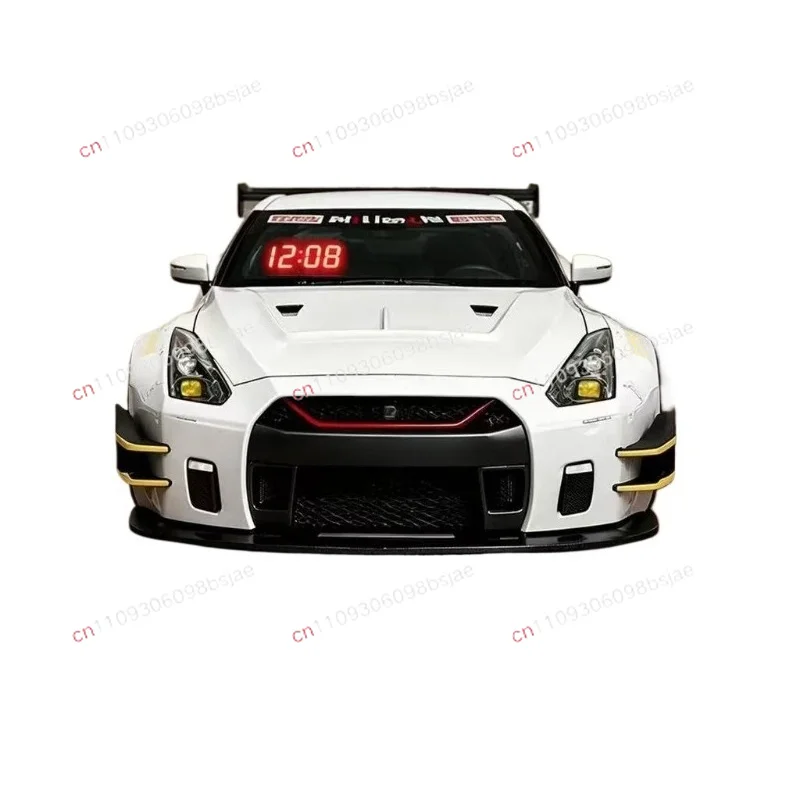 creative portable tide play GTR alloy supercar alarm clock with spray engine sound