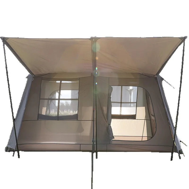 Outdoor large tent family multi-person automatic quick check camping