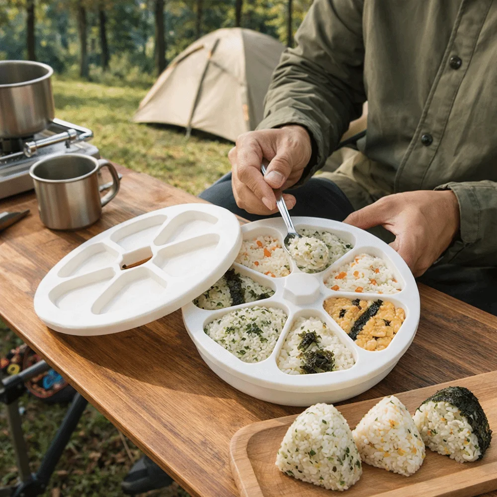 Lunchbox mit 6 Fächern, Dreiec – Sushi Making Kit Bewertung und Preis