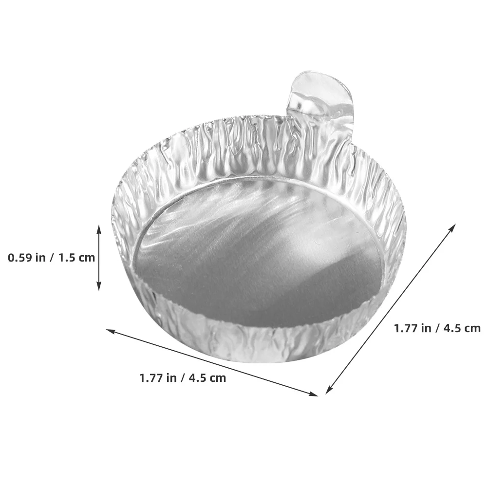 

20 Pcs Tray Weighing Pan Balance Pans Aluminum Foil Trays Disposable Lab Weight