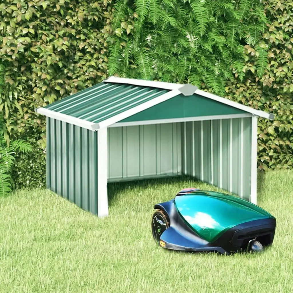 

Durable Galvanized Steel Garden Shed Green