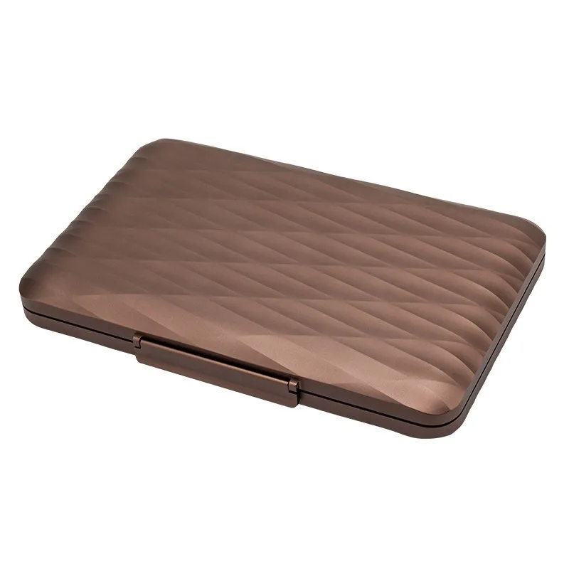 

Slim Aluminum Alloy Portable Cigar Box 10 Pack Outdoor Travel Cigar Portable Box