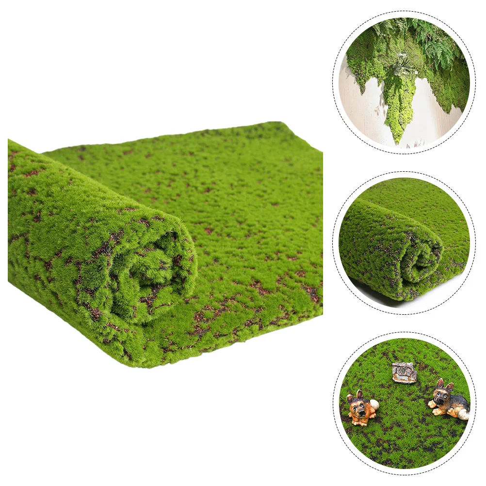 

Simulated Green Wall Moss Decoration Artificial Plant Micro Landscape Prop Fake Turf Scene