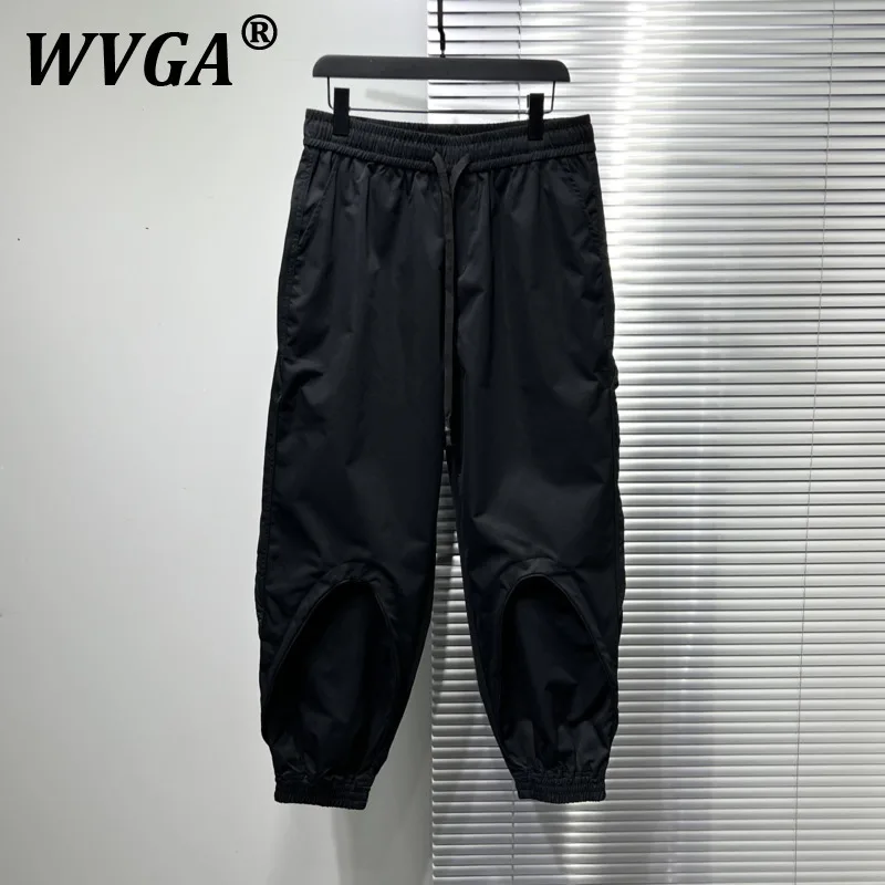

WVGA весна осень новые мужские брюки-карго в стиле пэчворк Tide High Street в стиле пэчворк нишевый дизайн модный стиль сафари поддельные двухсекционные W8082