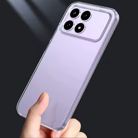 Ultra Thin Silicone Soft Case For Xiaomi POCO F8 F7 Ultra F6 F5 X7 X6 X5 X4 X3 Pro F4 F3 Gt 5g Transparent Shockproof Slim Cover
