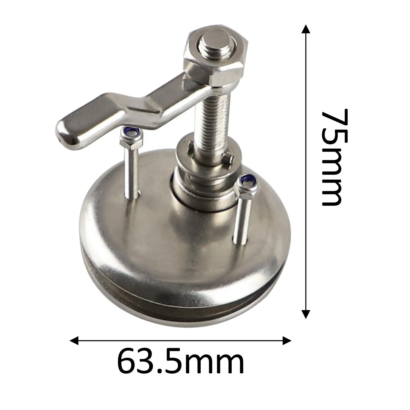 Boat cam Latch Stainless Steel Recessed with Back Plate Boat Lid Lock Hardware