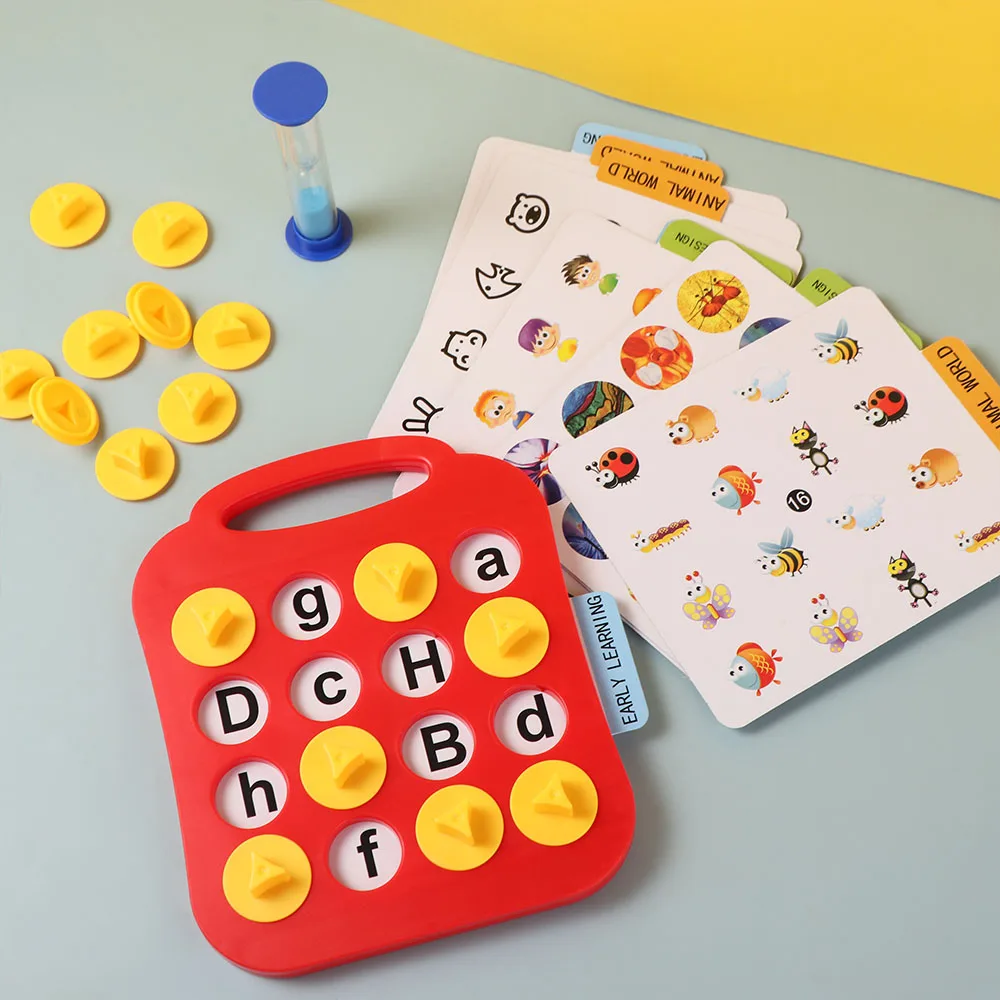 لعبة الاقتران الذاكرة البلاستيكية التعليم المبكر تدريب الذاكرة الوالدين والطفل ربط الشطرنج غرامة موتور مونتيسوري #1