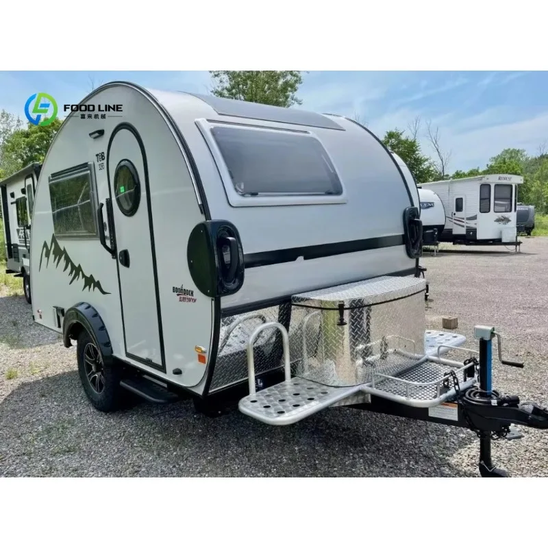 Customized Best Lightweight Foldable Waterproof Mini Camper Trailer for Off-Road Family Camping and RV Motorhomes Caravan