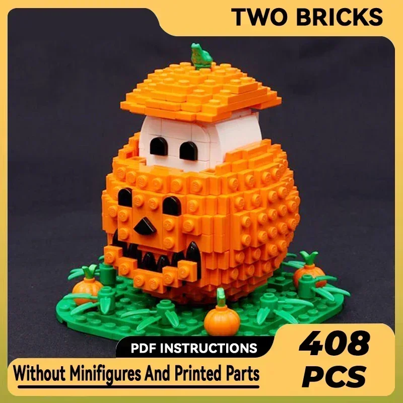 

Famous Halloween Model Moc Building Bricks Ghost In The Pumpkin Technology Modular Blocks Gifts Christmas Toys DIY Sets Assembly