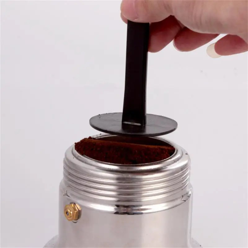 Coffee Spoon Stand Tamping Scoop Tools 2 In 1 Coffee Powder Tamper Measuring Tamper Spoon Plastic Kitchen Accessories Coffeeware