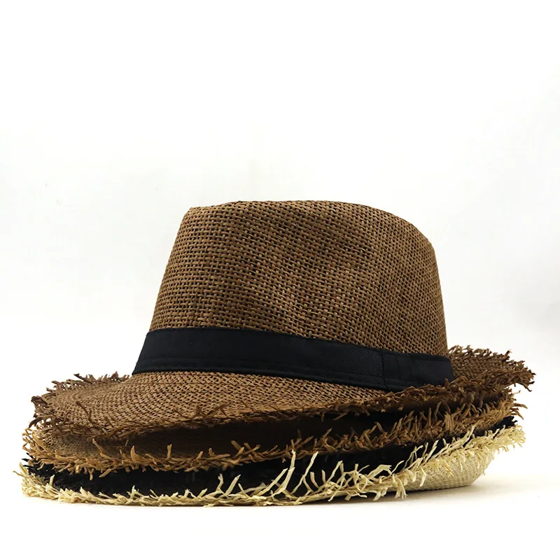 Wide Brim Sunblock Hat Simple Beach Hat Ladies Travel Straw Hat Holiday Foldable Fashion Big Cool Hat