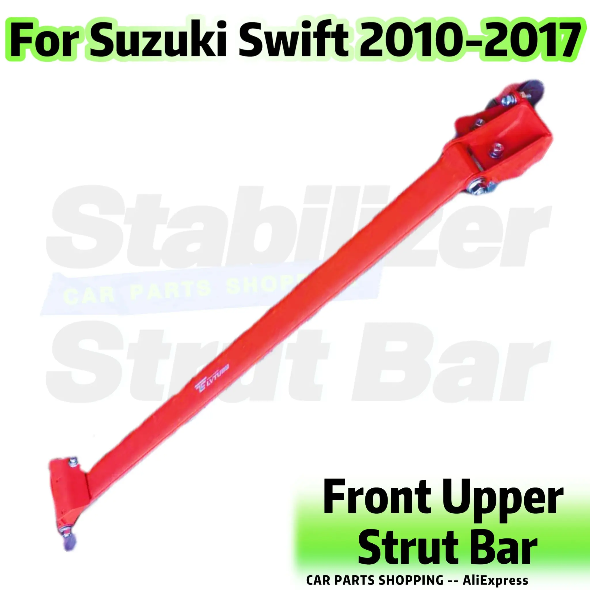 

Front Strut Bar For for Suzuki Swift Mk2 2010-2017 Upper Engine Stabilizer STB Strut Tower Brace Anti-Sway Suspension Balancer