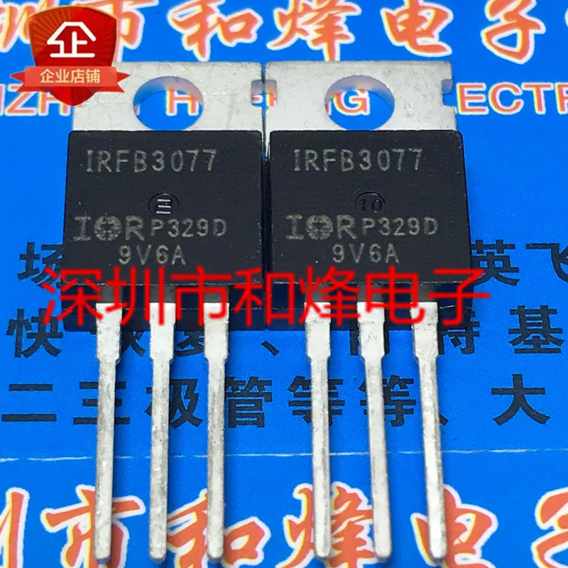 Circuito integrado lógico Original, 5 uds./IRFB3077 TO-220 75V 210A, en stock