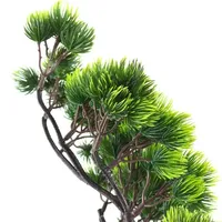 Hot ！Artificial Plants Potted Bonsai  Decorative Green Small Trees Fake Table Ornament For Home Garden Decoration