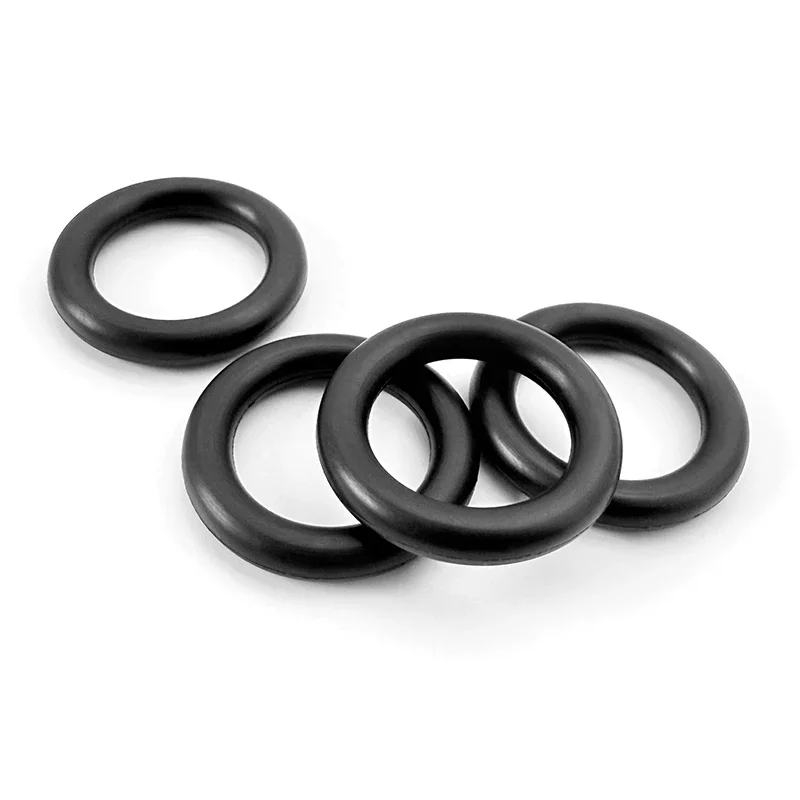 Black NBR O Ring Kit 225 Pcs CS 1.5mm Waterproof Oil abrasion Resistant Gasket For Hydraulic Systems and Mechanical Equipment