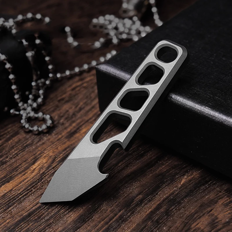 

Открытый портативный EDC титановый сплав мини-подставка открывалка для бутылок брелок кулон многофункциональный инструмент