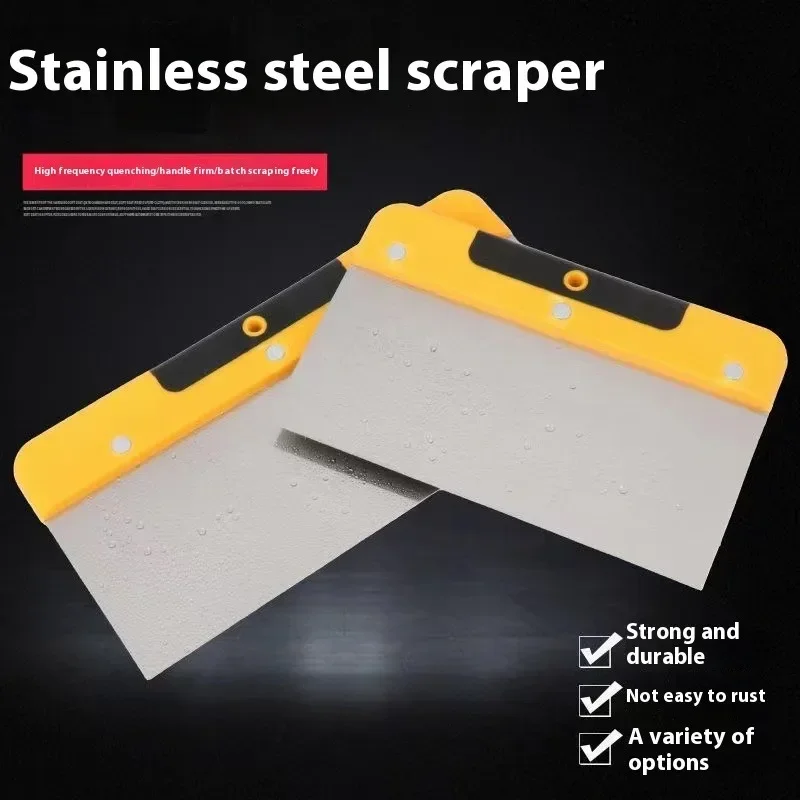 Home  Stainless Steel Putty Spatula Paint Building Tools Wall Smooth Drywall Flexible Finishing Plastering Accessories The House