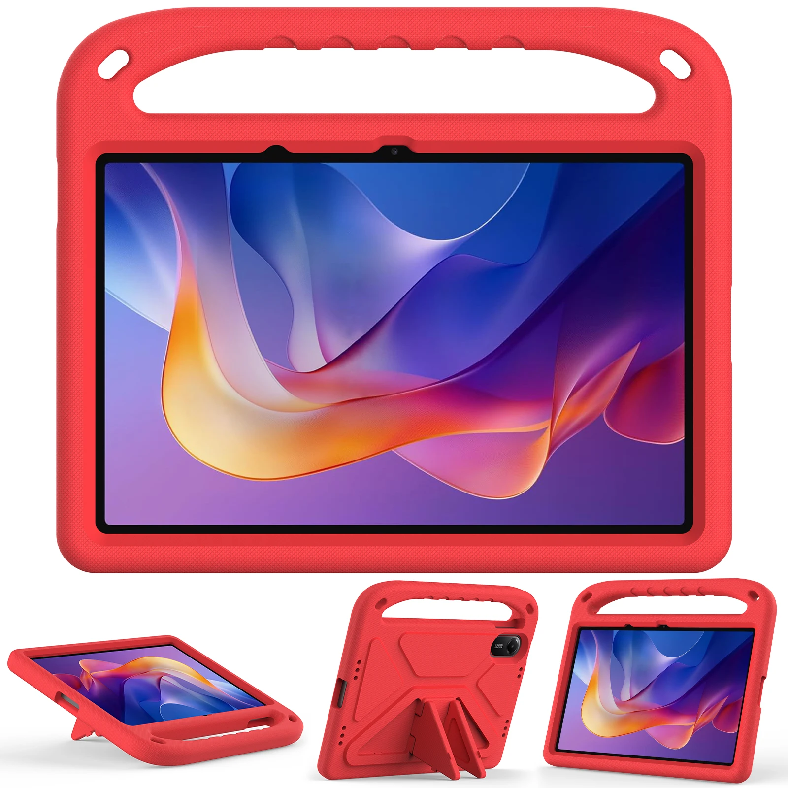 

Детский чехол из ЭВА для Xiaomi Redmi Pad 2, 11 дюймов, модель 2025 года, 25040RP0AG, противоударный чехол для планшета со складной подставкой