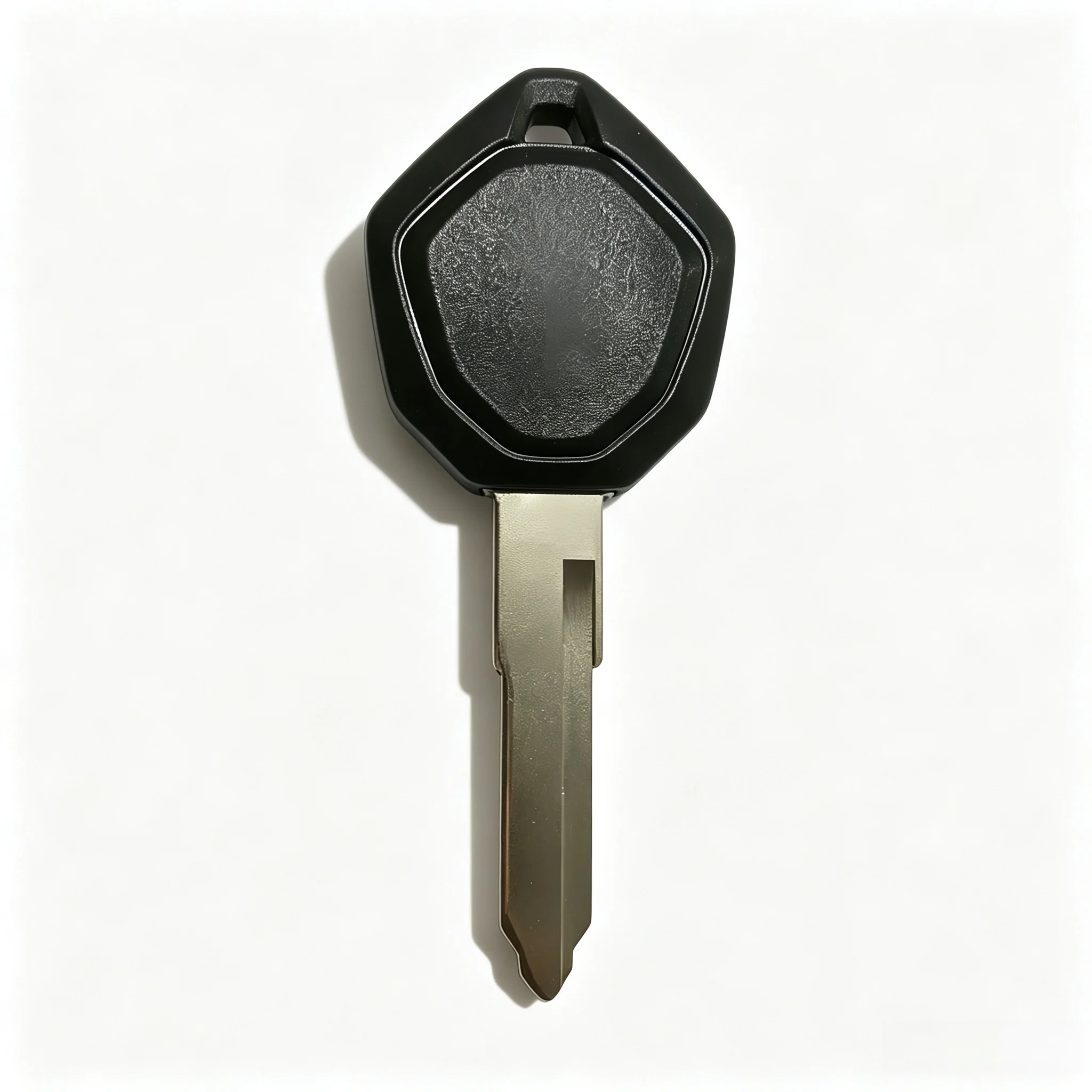 Brand‑New Blank Uncut Motorcycle Replacement Key For Ducati V2 V4 With Chip Slot, Optional Transponder Chip