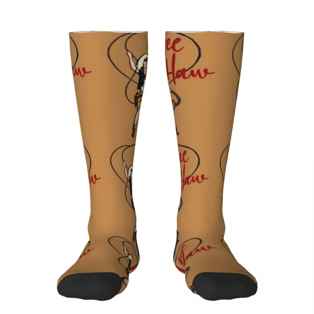 

Yee Haw Cowgirl Socks custom sports Crossfit Socks Ladies Men's