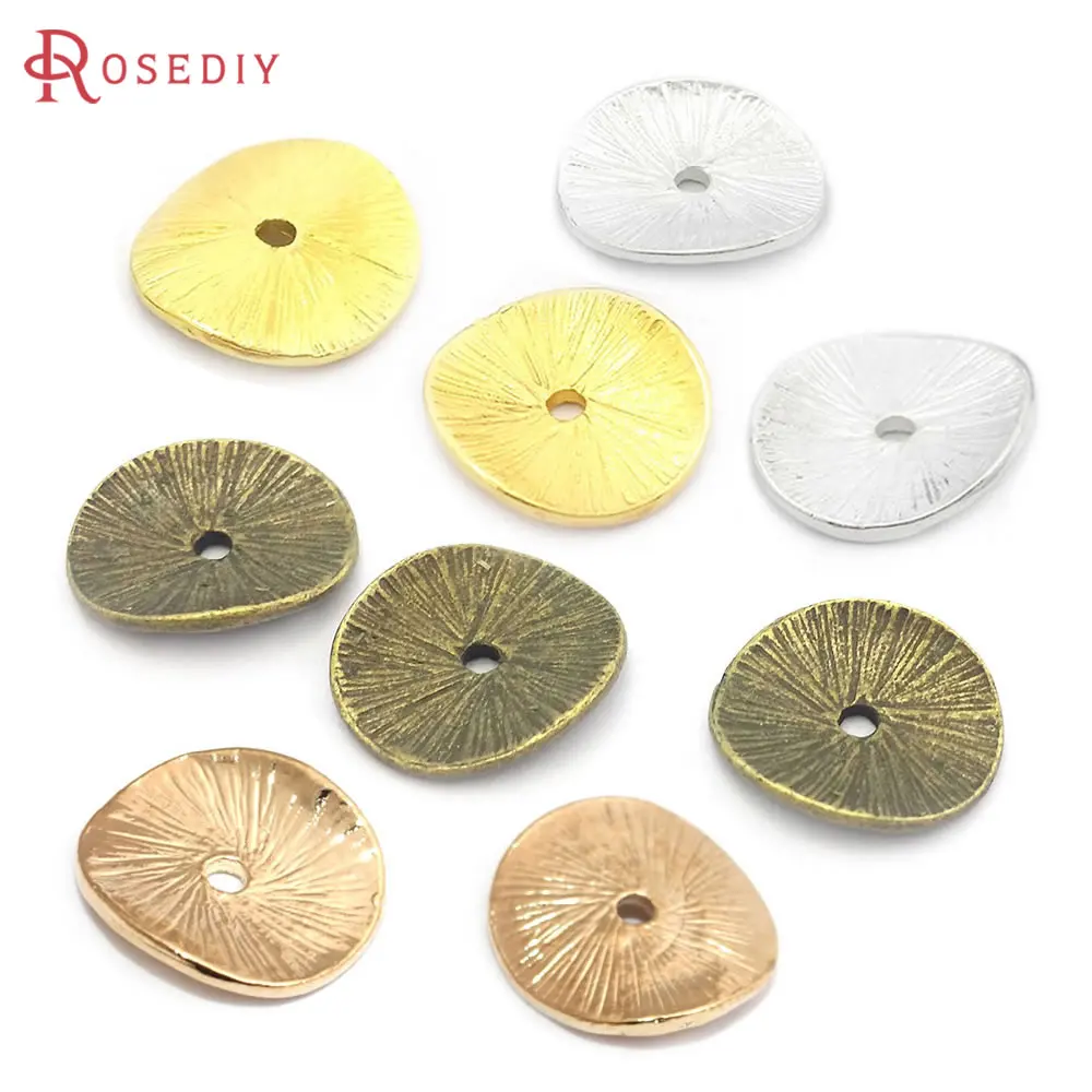 50PCS Gold Color Zi… - image