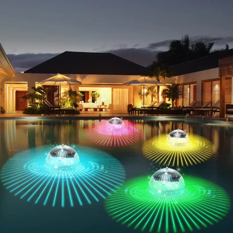 

NEW Led Solar Floating Lamps Swimming Pool Ball Solar Panel Powered Pond Drift Waterproof Glow Show Disco Color Changing lights