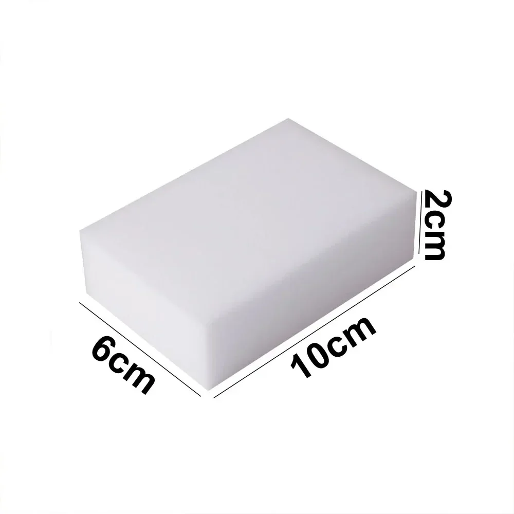 Magic Sponge Eraser White Melamine Cleaning Sponges for Kitchen Dishwashing Bathtub Baseboard Bathroom Wall Tool 10X6X2CM