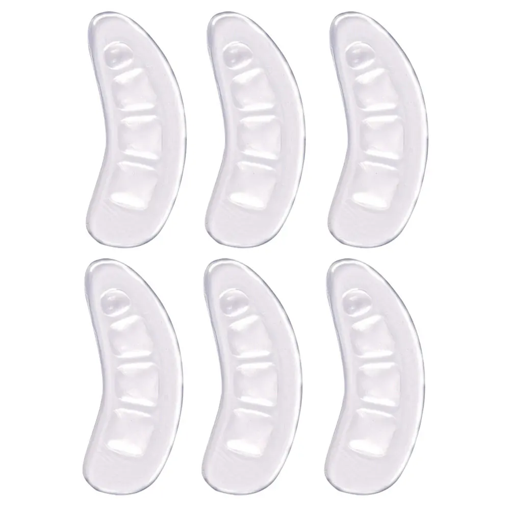 

3pcs Pads For Women Shoes Protectors High Heel Supplies Gel Inserts Lightweight Comfortable Anti-Wear Heel Liners Non-Slip