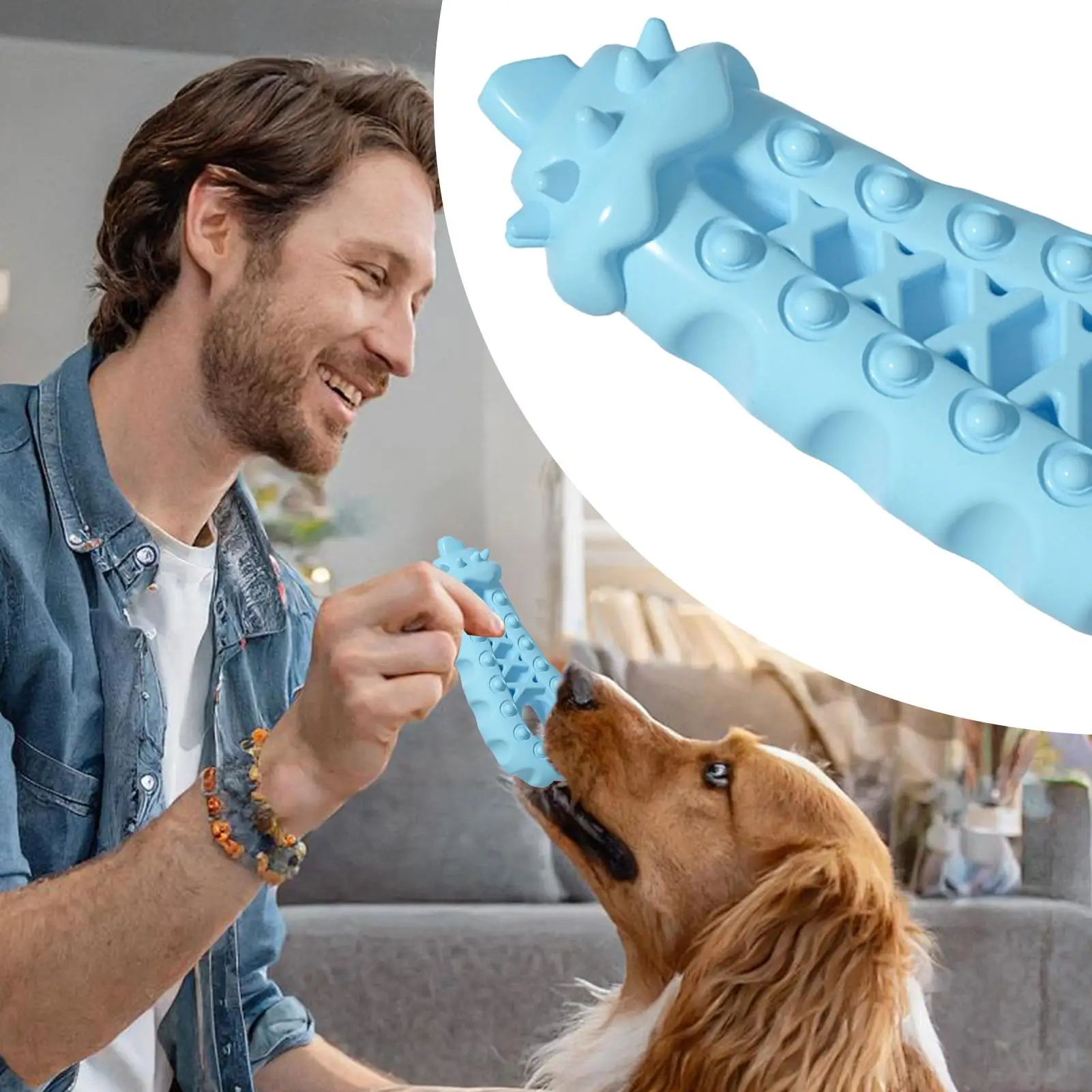 Giocattoli da masticare per cani Giocattoli da masticare per cani di piccola taglia con strumento per la pulizia dei denti di animali domestici a forma di melanzana per ridurre la noia Arricchimento estivo al coperto