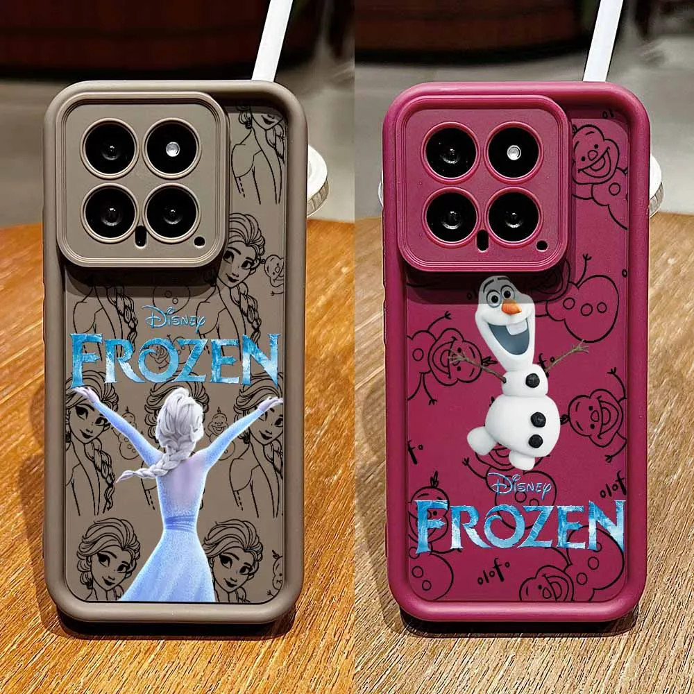 ديزني إلسا الأميرة المجمدة ل Redmi ملاحظة 14 13 12 11 10 برو زائد 11S 11T 11E 12T 12R 13R 4G 5G العين سلم جراب هاتف #1