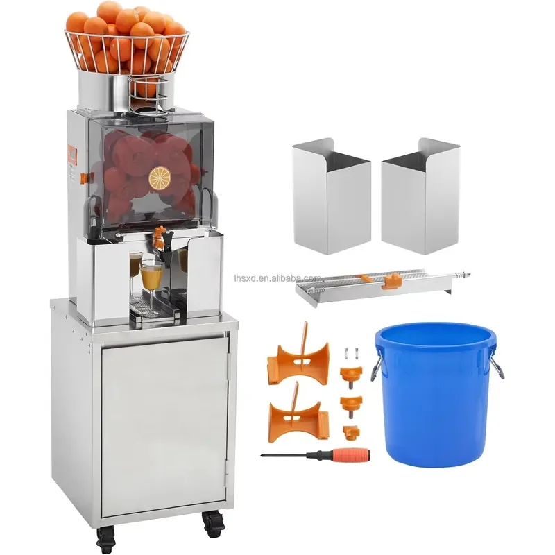 Wholesale Commercial Automatic Orange Juicer Machine with Cabinet - 25 Oranges/min
