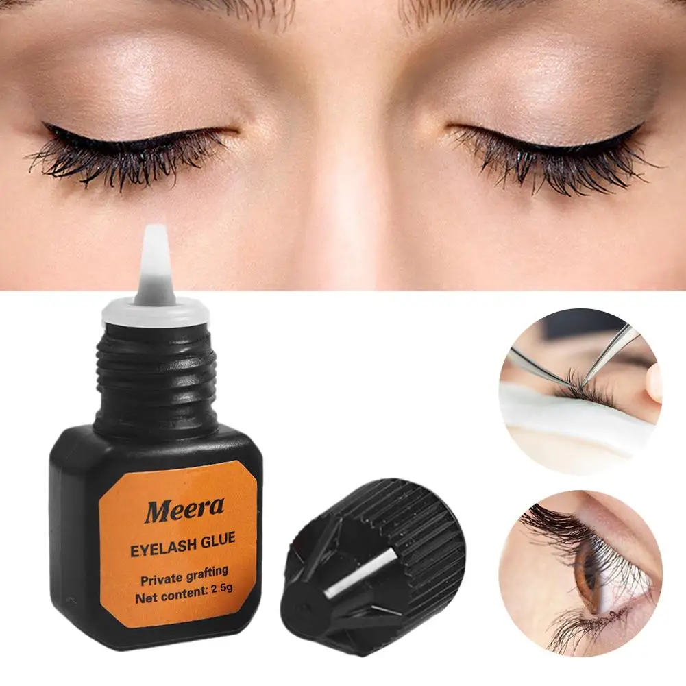 1 Second Fast Drying Strong False Eye Lash Extension Glue Adhesive Retention Low Smell Mink Eyelash Glue Lashes Grafting