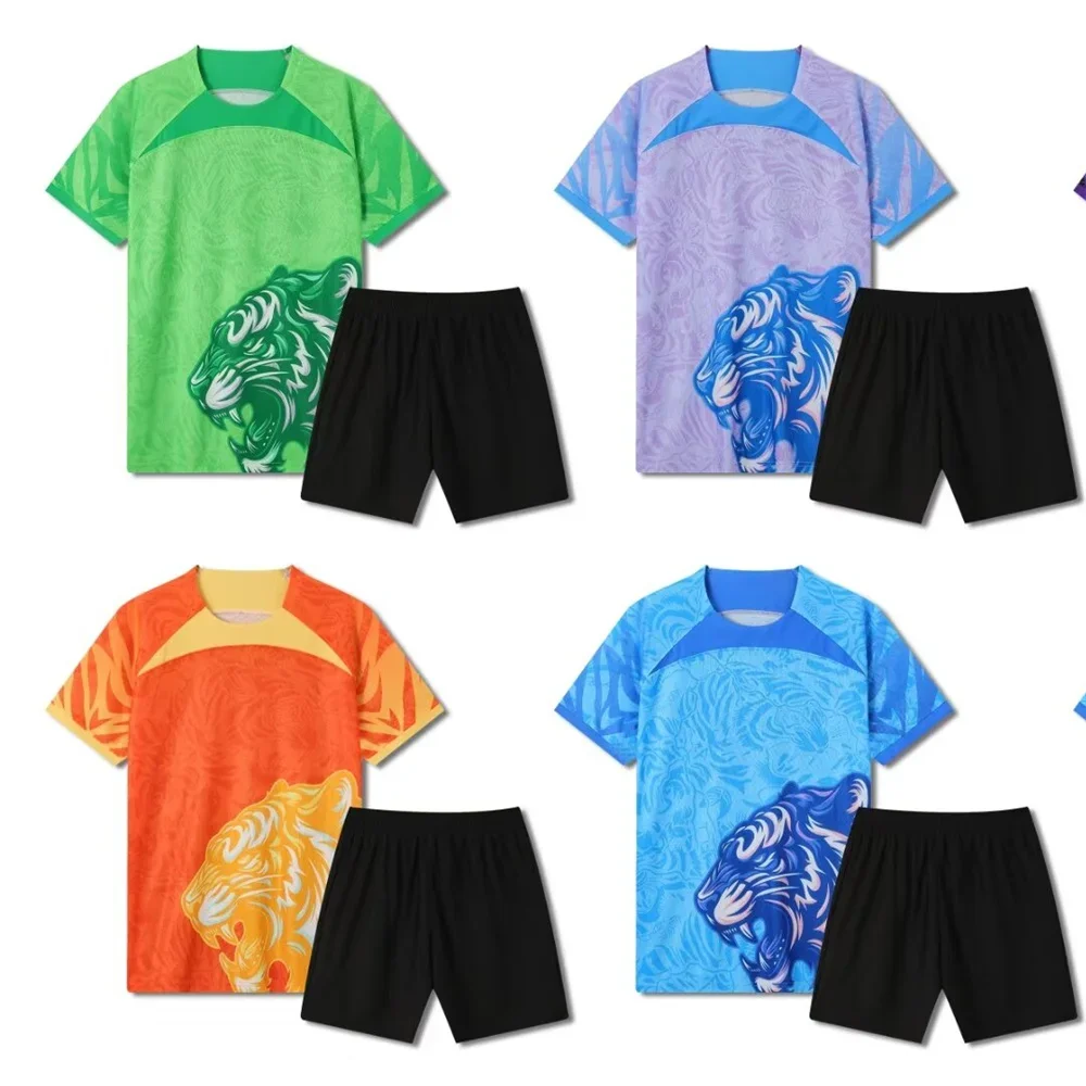 

new Men and Kids sports set 015 Fans Half Zipper Jacket Training wear games Jerseys football Kit Tops and trousers
