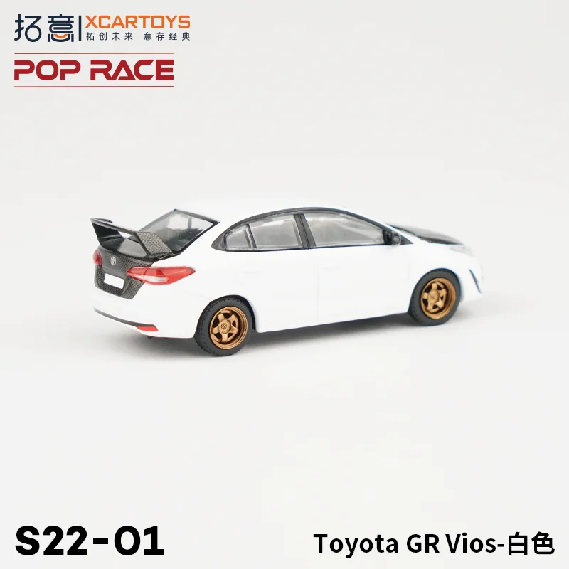 Xcartoys Poprace 1/64 Toyota Gr Vios Legering Simulatiemodel, Kindercollectie Decoratief Speelgoed, Geschenken Voor Kinderen.