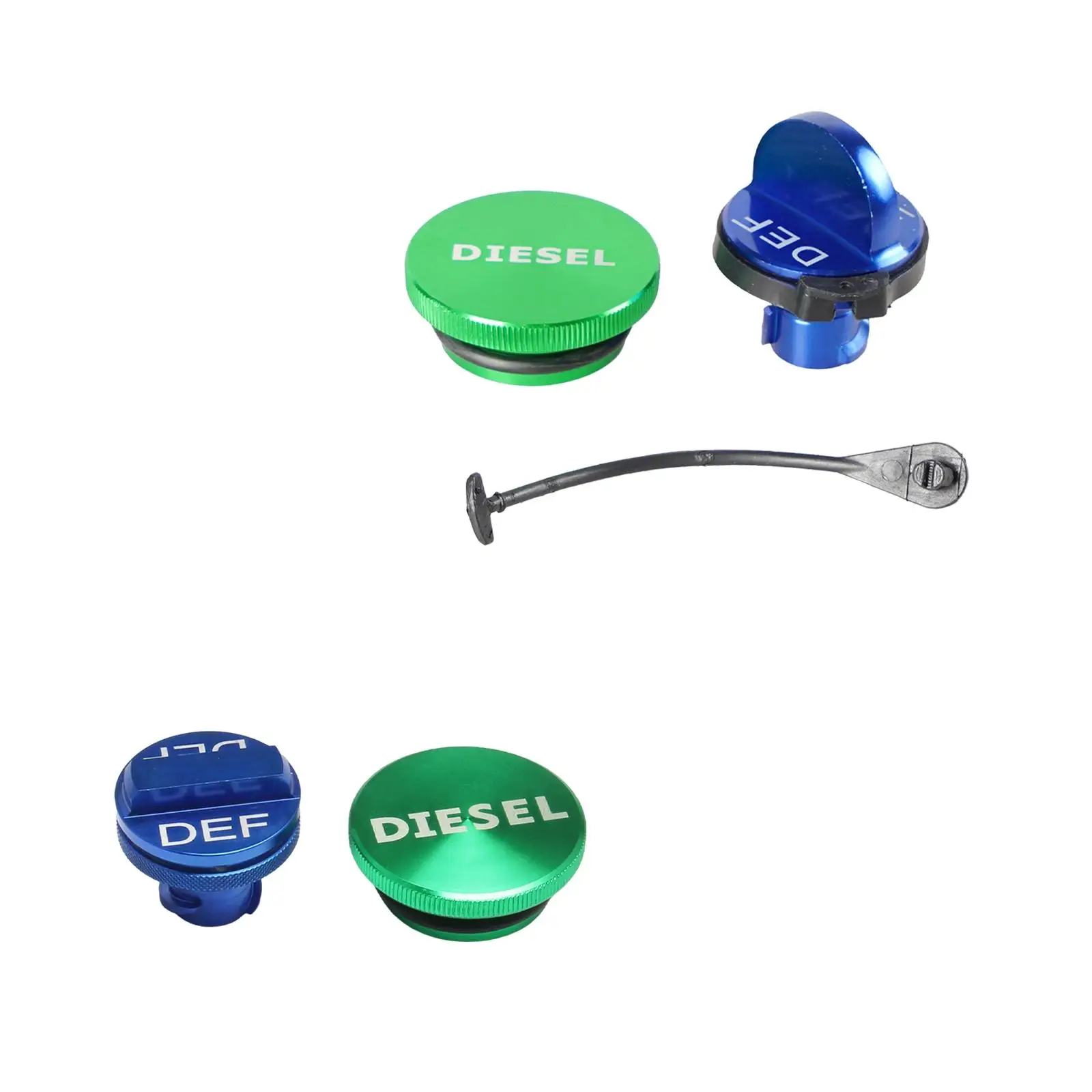 Magnético Fuel Tank Caps, Fuel Caps Fit para Combustível, 2 Peças