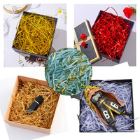 30/50/100g Colorful Shredded Crinkle Lafite Paper Raffia Filler DIY Wedding Party Gift Box Candy Material Packaging Filler
