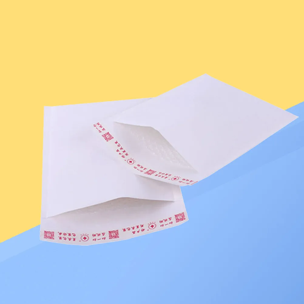 150x180mm White Kraft Bubble Padded Envelopes for Mailing Letters Documents Protection Lightweight Air Cushion Mailers Bubble
