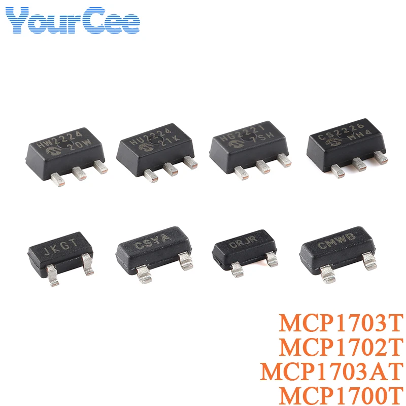 5Pcs MCP1700T-3302E…