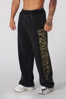 YOUNGLA American streetwear brand men's sports pants, gym and fitness loose straight print casual trousers