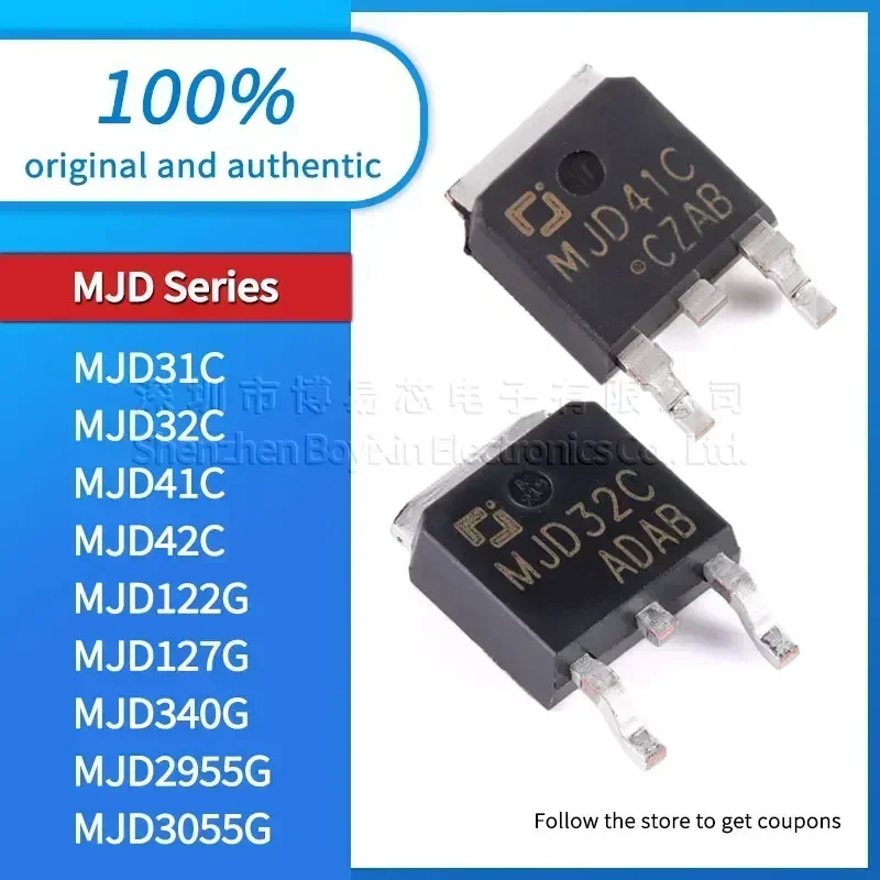 

MJD122G MJD127G MJD2955G MJD3055G MJD340G MJD31C MJD32C MJD41C MJD42C Black casing