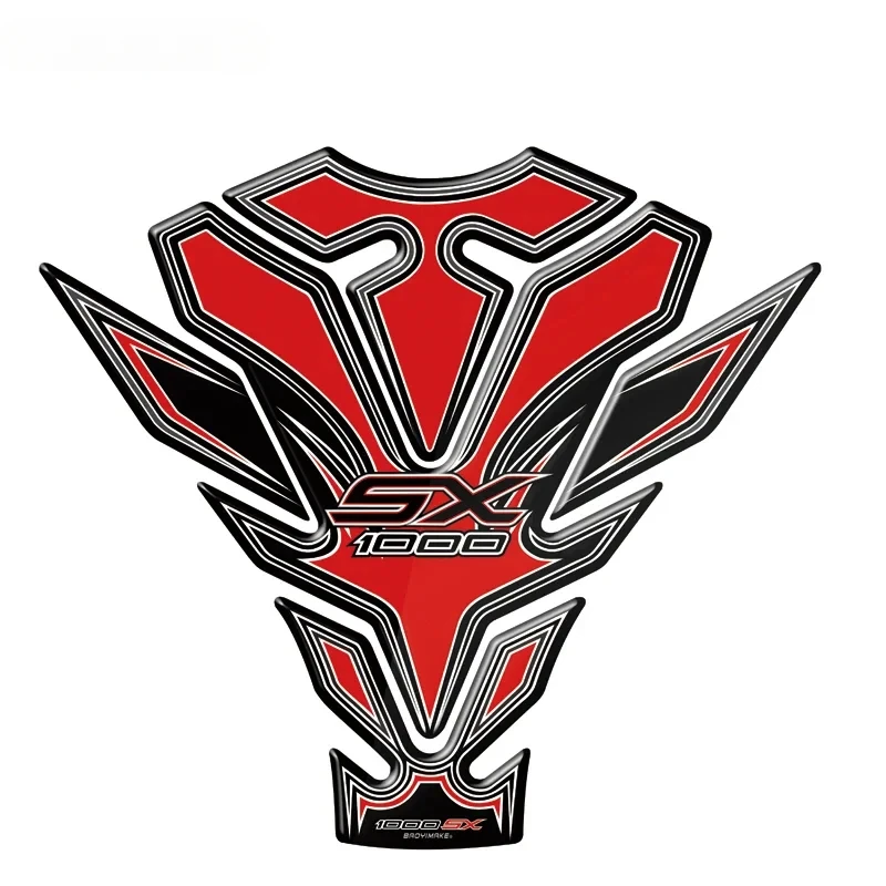 For Z1000SX 2017 2018 Hot Sale Motorcycle 3D Sticker Emblem Protection Tank Pad Case Fishbone Protective Decals